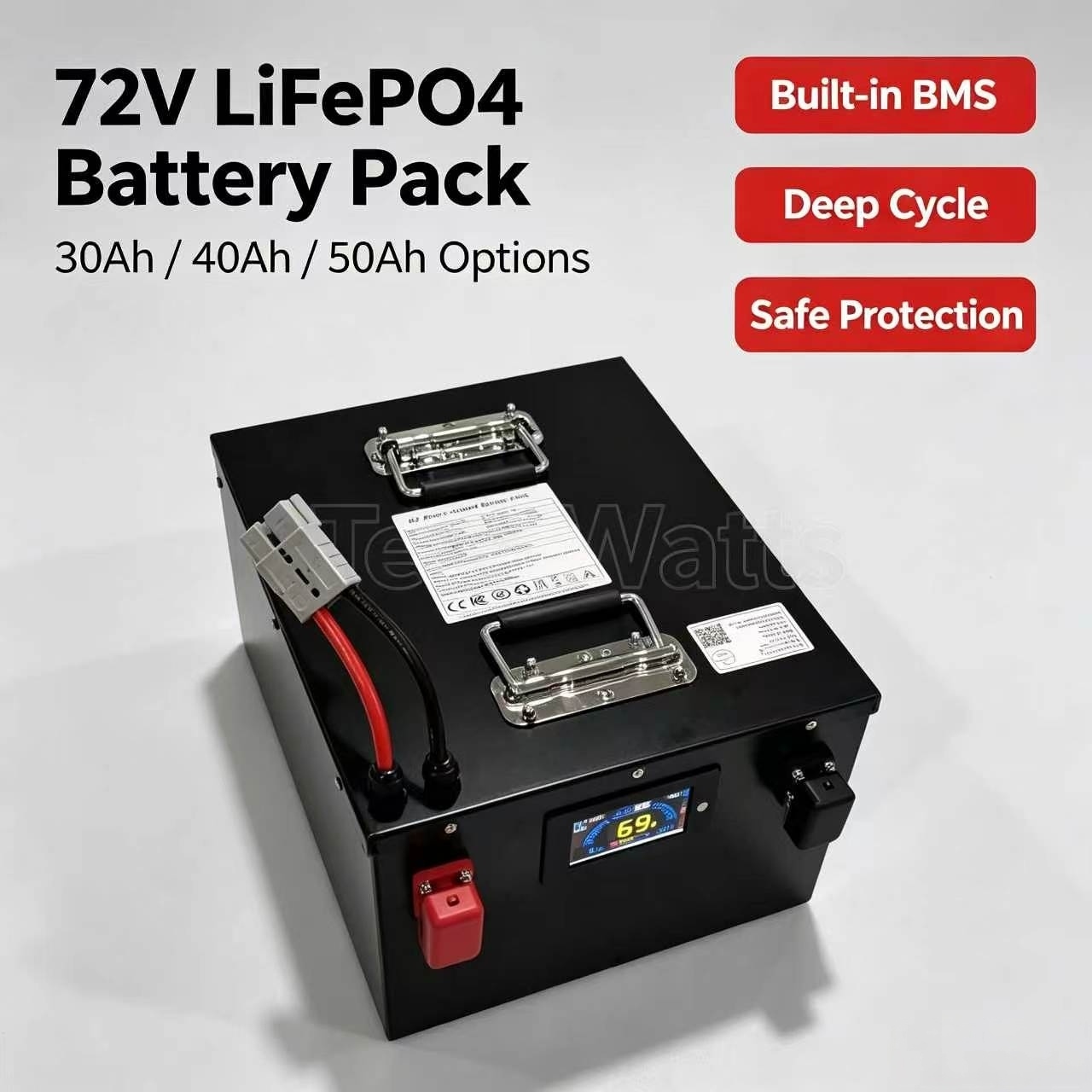 72V 30Ah Lifepo4 Battery Pack - Pack de batteries lithium LifePO4 72V