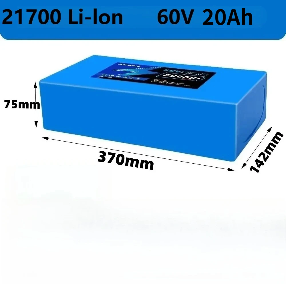 60V 30Ah 21700 Battery Pack - Batterie au lithium Aleaivy 16S6P 60V
