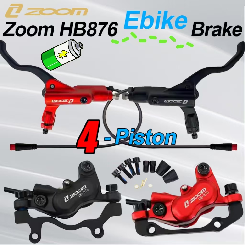 Zoom Hydraulic Brake 4 Piston E-Scooter - ZOOM HB-876E e-bike 4 pistons jeu