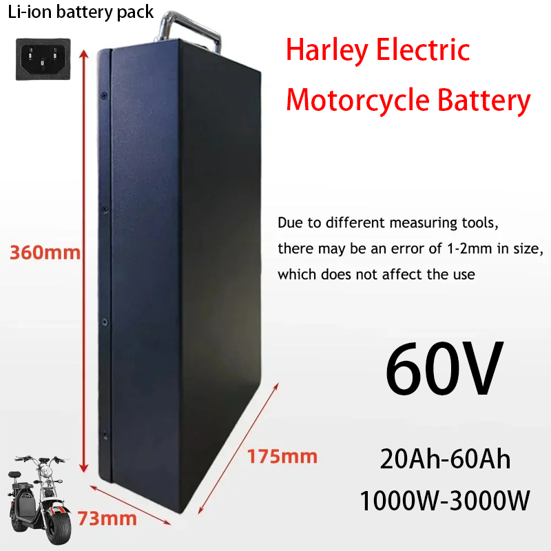72V 30Ah Lifepo4 Battery Pack - Batterie Li-ion pour moto électrique 1800W-3000W