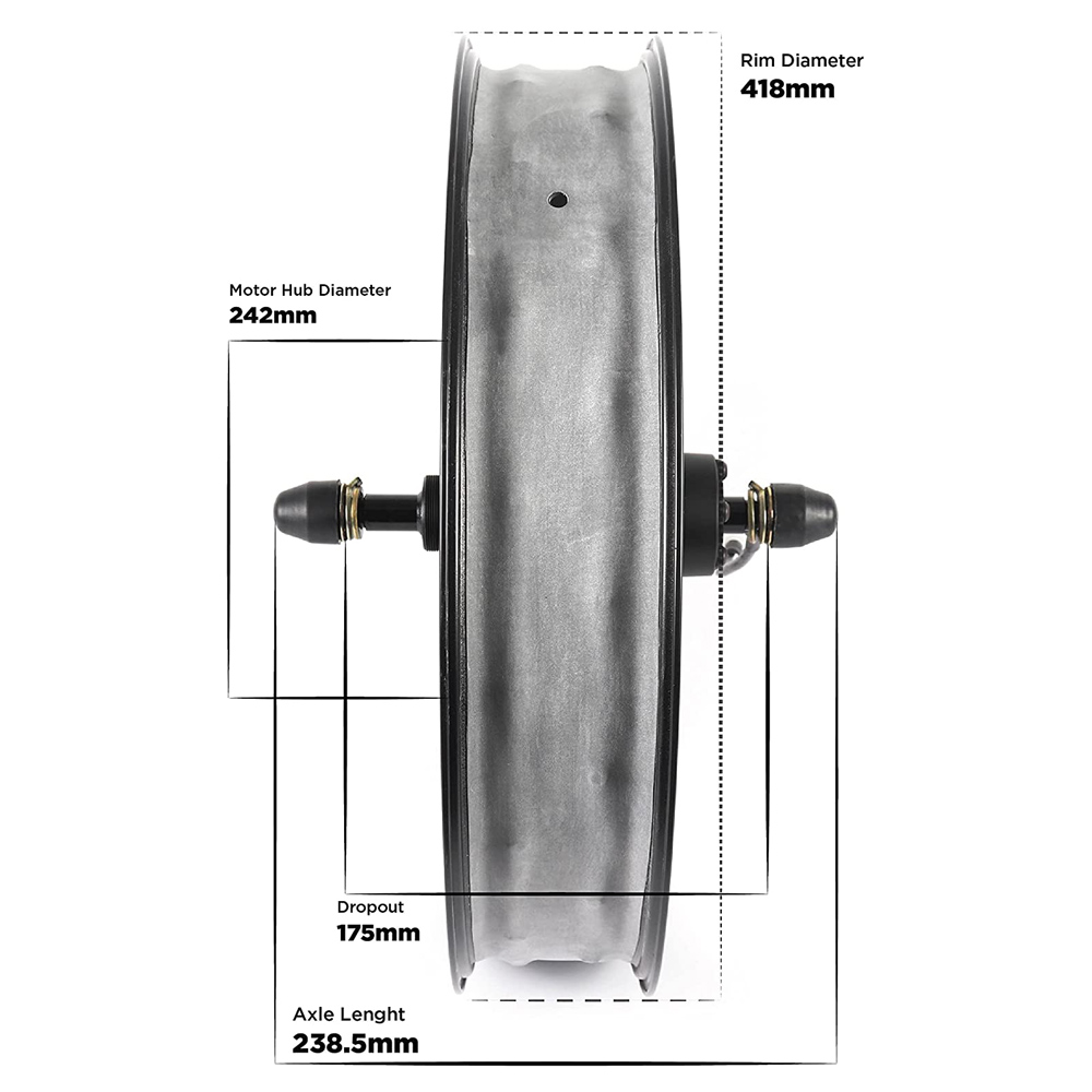 Moteur de moyeu à rayons élect - 60V 5000W Brushless Hub Motor avis et prix